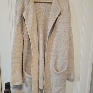 Old Navy Soft Beige Open-Front Cardigan